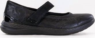 Fidelio Womens Hallux Hi-Energy Mary Jane Sandal In Black Leather