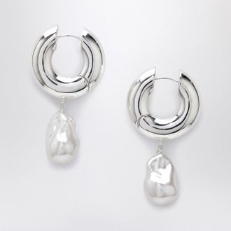 &Eacute;liou Pearl silver earrings
