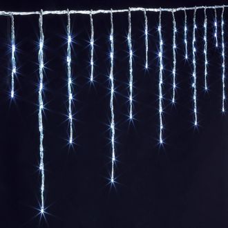 F&eacute;&eacute;ric Lights & Christmas F&eacute;&eacute;ric Lights And Christmas - Cortina Estalactita Exterior 10m 600 Led Blanco Fr&iacute;o + Transformador - Feeric Lights & Christmas