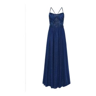 Vera Mont Kleedjes, Dames, Blauw, 2Xs, Maxi Avondjurk