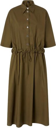 Pinko Abito midi con cintura - Verde