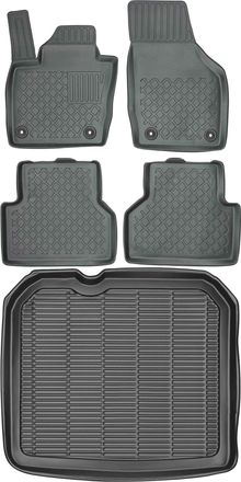 OEM Juego De Alfombrillas Para Coche Y Maletero Para Audi Q3 Crossover (2011-2018)