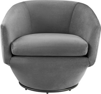 ModWay Series Performance Velvet Fabric Swivel Chair
