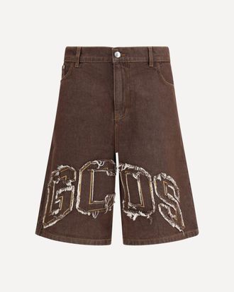 GCDS Lounge logo denim Shorts Male 38