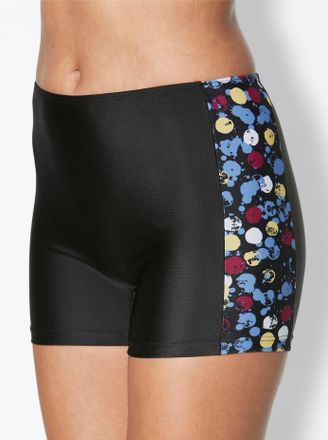 Feel Good Bikini-Hose FEEL GOOD, Damen, Gr. 38, Normalgr&ouml;ssen, schwarz (schwarz, getupft), Elasthan, Polyamid, Badehosen Bikini-Hose