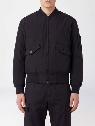 Yohji Yamamoto Bomber in tessuto tecnico con collo alto e polsi elasticizzati