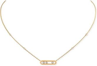 Messika Baby Move Diamond Necklace in Yellow Gold at Nordstrom