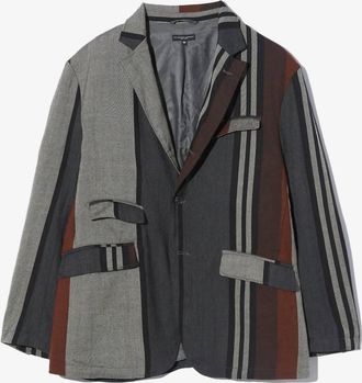 Engineered Garments Mens Andover Jacket In Multi Color Wide Stripe