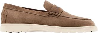 Tod's Acc Baffo Rutenio Ibrido Estiv. - Heren - Loafers - Bruin - 45 EU - Schoenen