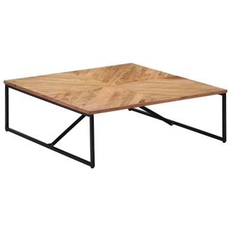 vidaXL Vidaxl - Mesa De Centro Madera Maciza De Acacia 110x110x36 Cm