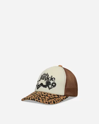 Hysteric Glamour Vinyl Junkie Mesh Cap Brown