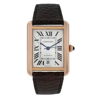 Cartier Pre-owned Cartier Tank Solo White Dial Mens Watch W5200026