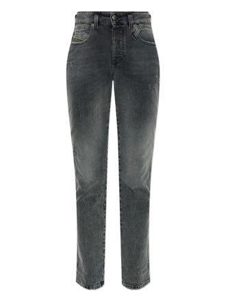 Diesel 1992 distressed-detail jeans - women - Cotton/Elastane - 25/30 - Grey