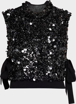 Ulla Johnson Cosima Embroidered Cashmere Vest