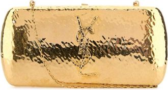 Saint Laurent Gold Metal Evening Clutch