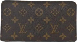 Louis Vuitton Pre-owned Long wallet (bi-fold) - unisex - Vintage Accessoires - Bruin - ONE Size - Vintage