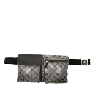 Gucci Pre-owned GG Crystal Belt Bag - Dames - Pre-owned - Grijs - Maat: ONE Size