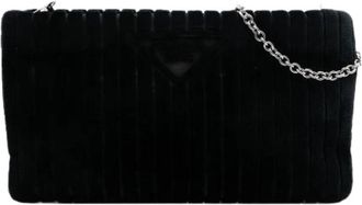 Prada Pre-owned Vintage Crossbody Bag - Dames - Vintage Clutch - Zwart - ONE Size - Vintage