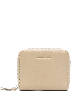 Marc O'Polo Leren portemonnee - Beige