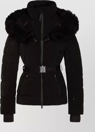 Mackage quilted down jacket belted waist