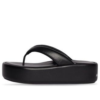 Balenciaga (WMNS) Balenciaga Rise Thong Sandals Black 693549WBDA11090