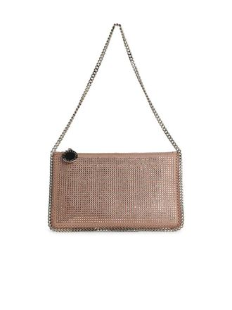 Stella McCartney Pink Vegan Fabric Clutch Bag