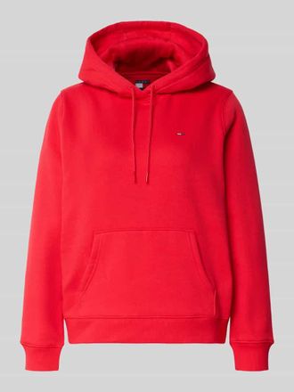Tommy Jeans Regular Fit Hoodie aus Baumwoll-Mix in Rot, Gr&ouml;&szlig;e XL