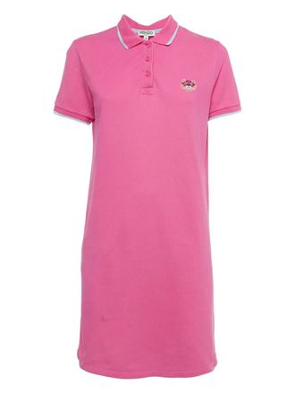 Kenzo Midi-jurk met borduurwerk en knopen - Roze