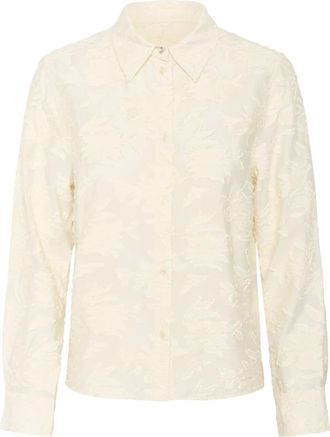 Part Two Dames, Blouses & Shirts, Beige, Maat: L Nylon