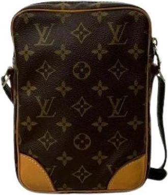 Louis Vuitton Pre-owned Vintage Crossbody Tas - Dames - Vintage Schoudertas - Bruin - ONE Size - Leer - Vintage