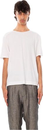 Transit Par-Such Stretch Crepe Jersey Regular Tee - Heren - T-shirts - Wit - 2XL - Katoen - Tops