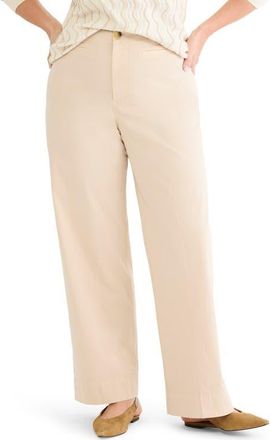Nic+Zoe Highland Soft Stretch Wide Leg Pants in Latte at Nordstrom, Size 16W