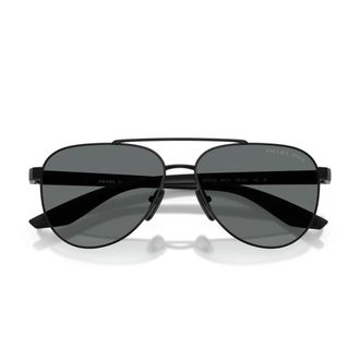 Prada Sunglasses, unisex, Black, Size: 58 MM Linea Rossa Sunglasses