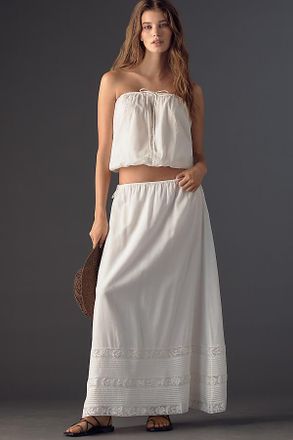 Saylor 100% Cotton Eloise Midi Skirt