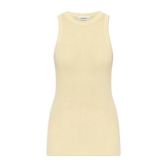 Lisa Yang Sleeveless Tops, female, Yellow, Size: M Amya Top