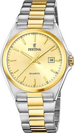 Festina F20554-3 Mens Classic Watch - Silver - One Size