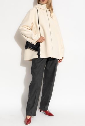 Jil Sander Hooded Jacket, Womens, Cream