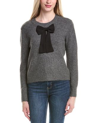 CeCe by Cynthia Steffe Woven Bow Sweater