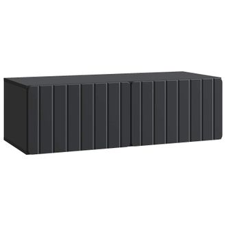 vidaXL Mueble Para Tv De Pared Negro 98 X 41 X 30 Cm Vidaxl