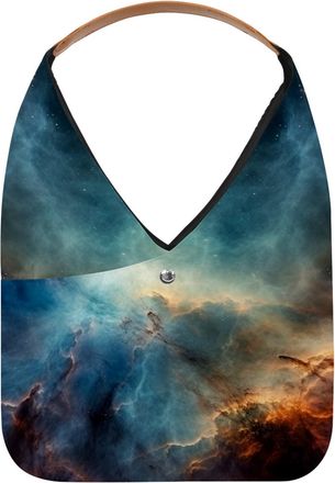 Generic Stars Nebula Reusable Lightweight Grocery Bags - Foldable Into Compact Pouch, Washable & Sturdy, Multipurpose for Shopping and Travel