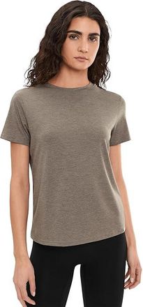 Columbia Csc Soft Stretch Short Sleeve T-Shirts Womens Clothing Iron Heather : XL, Elastane/Polyester/Rayon