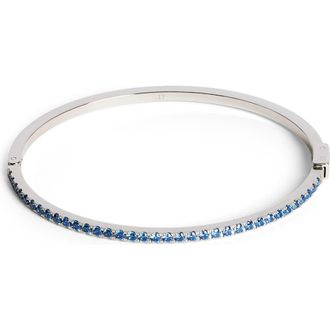 Coeur de Lion Eternal Love Silver Bangle in Multicolor at Nordstrom, Size 6.75