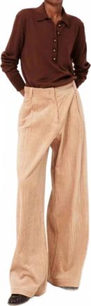 Sessun Paseo Corduroy Pants In Rose Tan