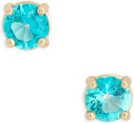 Bony Levy BLC 14K Gold Semiprecious Stone Stud Earrings in 14Ky Paraiba Tourmaline at Nordstrom Rack