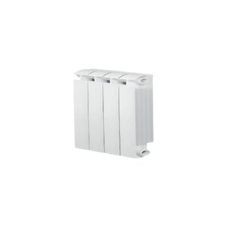 Global Klass 350, 340w Calentador Central De Aluminio Fundido Blanco De 4 Elementos