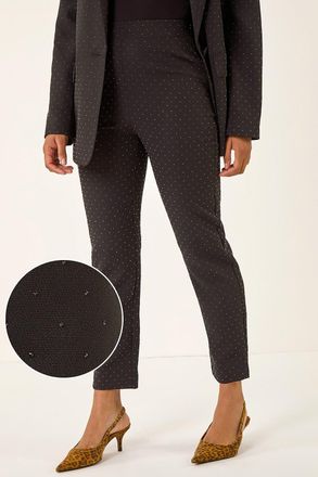 Roman Diamante Stretch Trousers