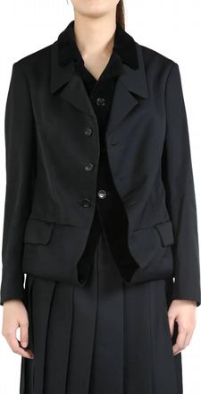 Comme Des Garçons Vollar Blazer In Black