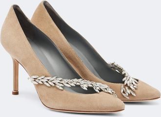 Balenciaga x Manolo Blahnik suede pumps