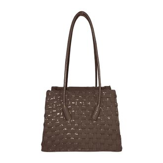Themoir&egrave; Borsa a mano con tracolla rimovibile - - Bags - Donna - Marrone - ONE SIZE