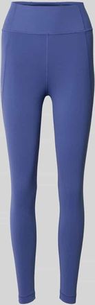 Salomon Slim Fit Leggins mit Logo-Print Modell Bliss in Blau, Gr&ouml;&szlig;e XL